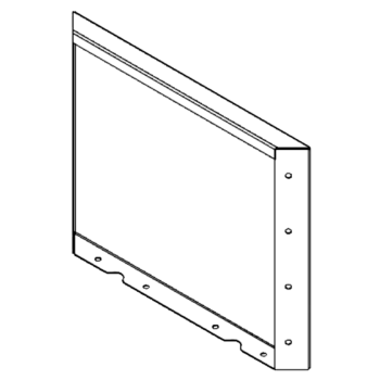 Panel z cortenovej ocele 40 x 50 cm