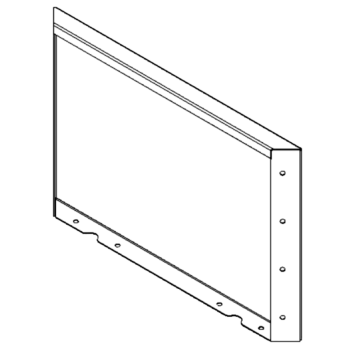 Panel z cortenovej ocele 40 x 60 cm
