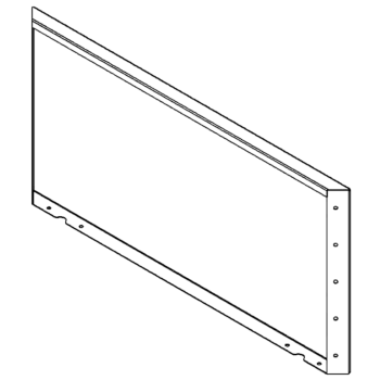Panel z cortenovej ocele 50 x 100 cm