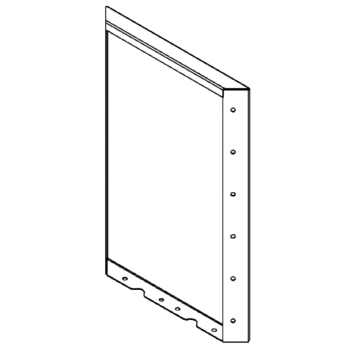 Panel z cortenovej ocele 60 x 40 cm