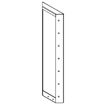 Panel z cortenovej ocele 70 x 20 cm