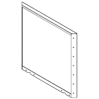 Panel z cortenovej ocele 70 x 70 cm
