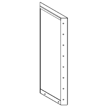 Panel z cortenovej ocele 80 x 30 cm