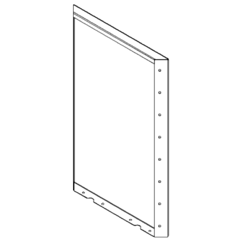 Panel z cortenovej ocele 80 x 50 cm