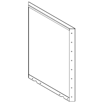 Panel z cortenovej ocele 80 x 60 cm