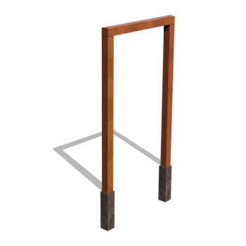 Pergola z cortenovej ocele rovné 150 cm