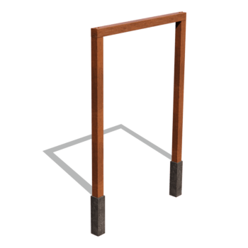 Pergola z cortenovej ocele rovné 200 cm
