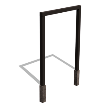 Práškom lakovaná oceľová pergola rovné 200 cm