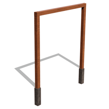 Pergola z cortenovej ocele rovné 250 cm