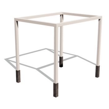 Práškom lakovaná oceľová pergola usporiadanie štvorcový 324 x 250 cm