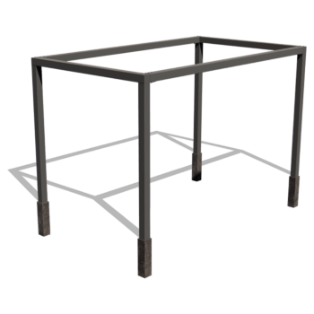Práškom lakovaná oceľová pergola usporiadanie štvorcový 424 x 250 cm