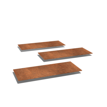 Nášľapný kameň z cortenovej ocele Obdĺžnik 60 x 25 cm