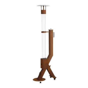 Terasový ohrievač na pelety - Rocket - Corten