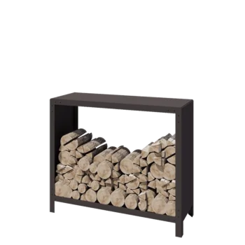 Oceľový prístrešok na drevo - Indiana - 120 x 40 x 100 cm - RAL7016 matný (antracitová sivá)