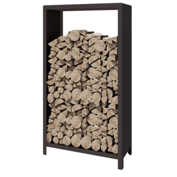 Oceľový prístrešok na drevo - Indiana - 100 x 40 x 180 cm - RAL7016 matný (antracitová sivá)