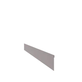 Pozinkovaný záhradný obrubník - Zlisovaná - Výška 13 cm - 150 cm