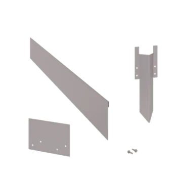 Pozinkovaný záhradný obrubník - Zlisovaná - Výška 13 cm - Kompletná sada 24 meter