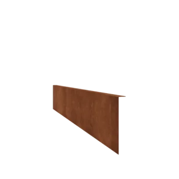 Cortenový záhradný obrubník - Ohýbaná - Výška 22 cm - 150 cm
