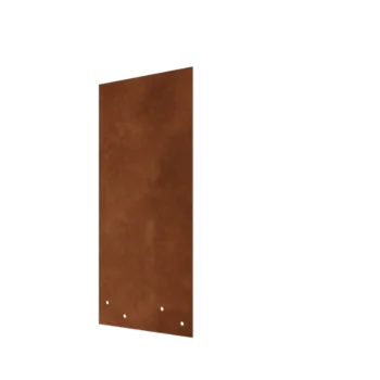 Spojovacia platňa z cortenovej ocele - Rovný - Výška obruby 45 cm