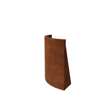 Oporný múr z cortenovej ocele - Vonkajšia zákruta - 50 x 50 x 60 cm