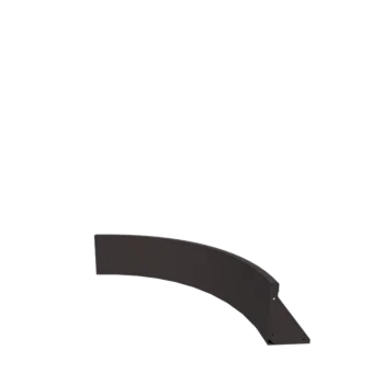 Oceľový oporný múr - Vnútorná zákruta - 100 x 100 x 30 cm - RAL7016 matný (antracitová sivá)