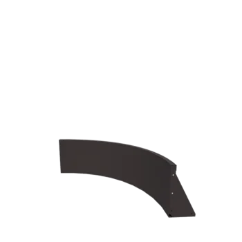 Oceľový oporný múr - Vnútorná zákruta - 100 x 100 x 40 cm - RAL7016 matný (antracitová sivá)