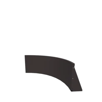 Oceľový oporný múr - Vonkajšia zákruta - 100 x 100 x 50 cm - RAL7016 matnýt (antracitová sivá)