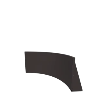 Oceľový oporný múr - Vnútorná zákruta - 100 x 100 x 60 cm - RAL7016 matný (antracitová sivá)