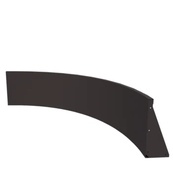 Oceľový oporný múr - Vnútorná zákruta - 150 x 150 x 50 cm - RAL7016 matný (antracitová sivá)