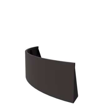 Oceľový oporný múr - Vonkajšia zákruta - 150 x 150 x 50 cm - RAL7016 matný (antracitová sivá)