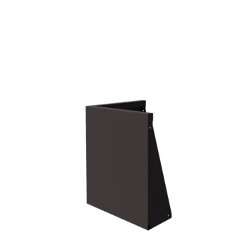 Oceľový oporný múr - Vonkový roh - 50 x 50 x 60 cm - RAL7016 matný (antracitová sivá)