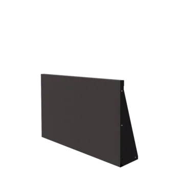 Oceľový oporný múr - Rovný - 100 x 60 cm - RAL7016 matný (antracitová sivá)