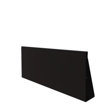 Oceľový oporný múr - Rovný - 150 x 60 cm - RAL9005 matný (čierny)