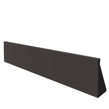 Oceľový oporný múr - Rovný - 200 x 40 cm - Iná farba RAL
