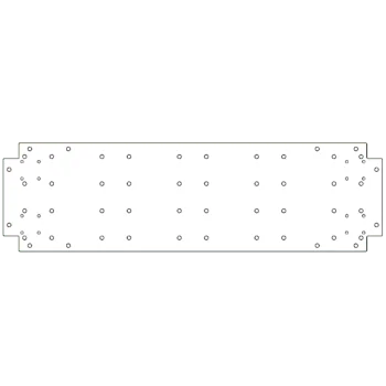 Spodná doska z pozinkovanej ocele - 30 x 100 cm