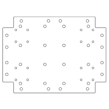 Spodná doska z pozinkovanej ocele - 30 x 40 cm