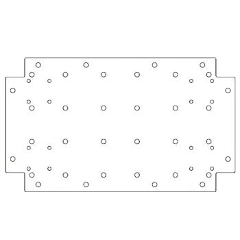 Spodná doska z pozinkovanej ocele - 30 x 50 cm