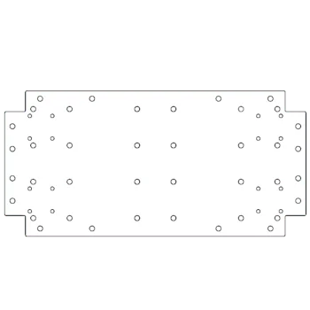 Spodná doska z pozinkovanej ocele - 30 x 60 cm