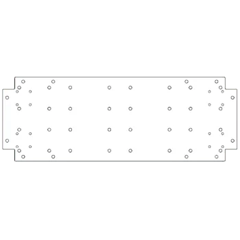 Spodná doska z pozinkovanej ocele - 30 x 80 cm