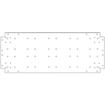 Spodná doska z pozinkovanej ocele - 40 x 100 cm