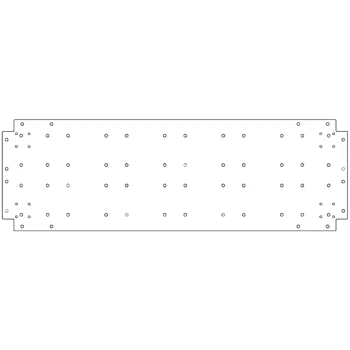 Spodná doska z pozinkovanej ocele - 40 x 120 cm