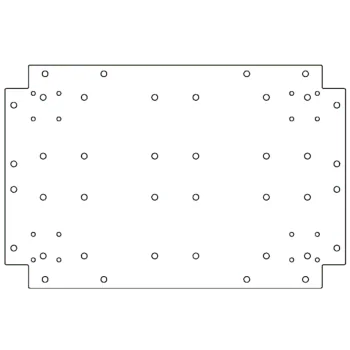 Spodná doska z pozinkovanej ocele - 40 x 60 cm