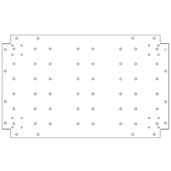 Spodná doska z pozinkovanej ocele - 50 x 80 cm