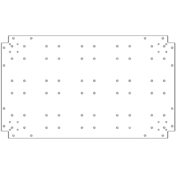 Spodná doska z pozinkovanej ocele - 60 x 100 cm