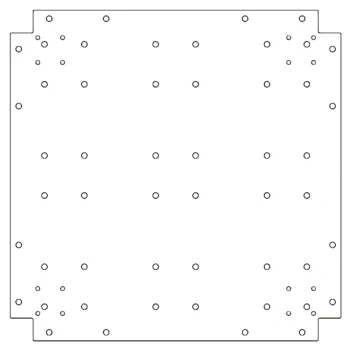 Spodná doska z pozinkovanej ocele - 60 x 60 cm