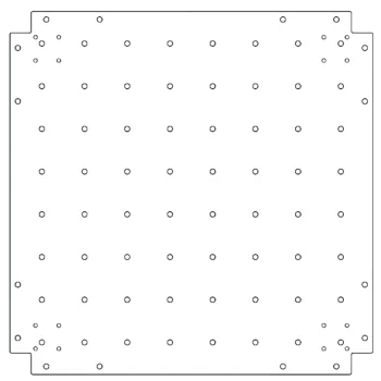 Spodná doska z pozinkovanej ocele - 70 x 70 cm