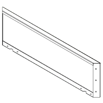 Cortenový kvetináč - Panel - 30 x 100 cm