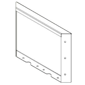 Cortenový kvetináč - Panel - 30 x 40 cm