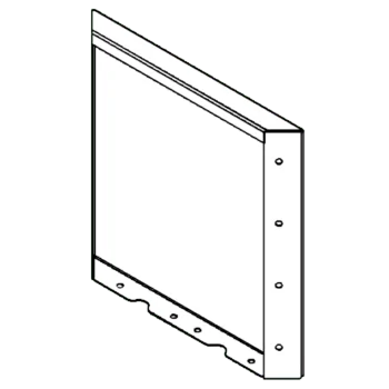 Cortenový kvetináč - Panel - 40 x 40 cm