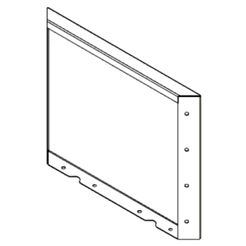 Cortenový kvetináč - Panel - 40 x 50 cm